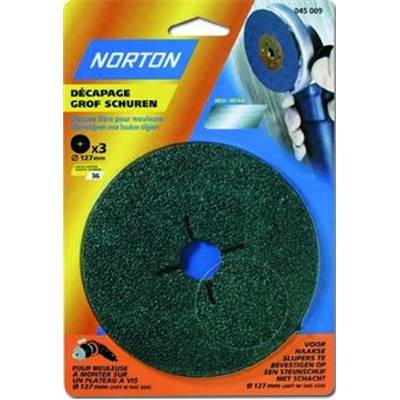 NORTON DISQUE FIBRE POUR MEULEUSE 127X22 GRAIN 50