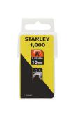 STANLEY AGRAFES 10MM TYPE A - EN BOITE DE 1000