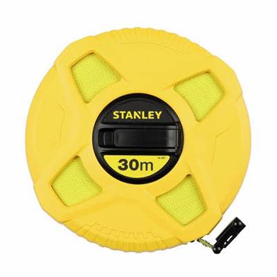 STANLEY MESURE LONGUE RUBAN FIBRE DE VERRE CLASSE III - 30M