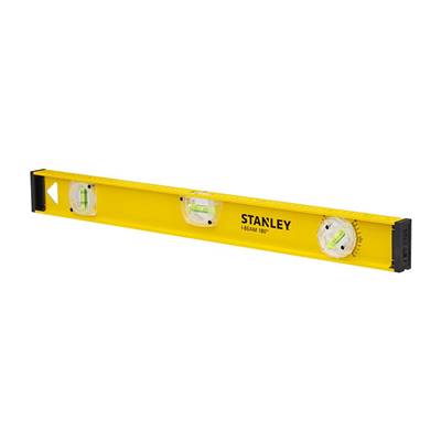 STANLEY NIVEAU PROFILE I-BEAM 60 ALU AVEC FIOLE DE DÉCLIVITÉ