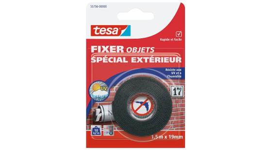 TESA FIXER OBJETS SPECIAL EXTERIEUR - RESISTE AUX UV ET A L'HUMIDITE