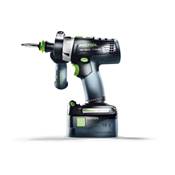 FESTOOL PERCEUSE A PERCUSSION SANS FIL QUADRIVE PDC18/4 - 5,2AH-18V +2 BATT. +1 CHARG.- EN COFFRET