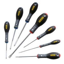 STANLEY FATMAX JEU DE 7 TOURNEVIS ÉLECTRICIEN + MÉCANICIEN + POZI