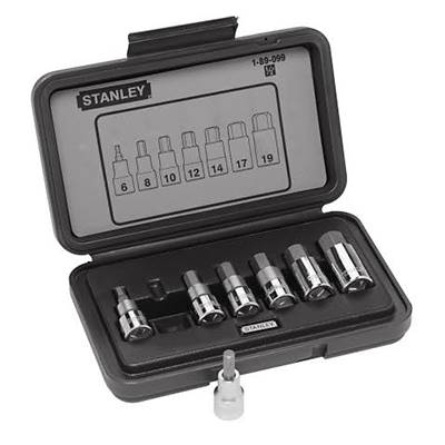 STANLEY COFFRET A DOUILLES 6 PANS 1/2" - JEU DE 7 PCS