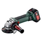 METABO COFFRET MEULEUSE D'ANGLE SANS FIL W 18 LTX 125 QUICK - 4AH - 18V + 2BATTERIES + 1 CHARGEUR