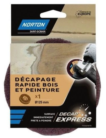 NORTON DISQUE DECAP EXPRESS BOIS ET PEINTURE 125 MM