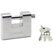 MASTER LOCK CADENAS ACIER CEMENTÉ ARTICULÉ ANSE PROTÉGÉE LARGEUR 80MM