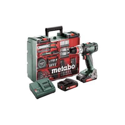 METABO PERCEUSE VISSEUSE SANS FIL BS18 L QUICK SET  - 2AH -18V - ACC+ 2 BATT + 1 CHARGEUR- EN COFFRET