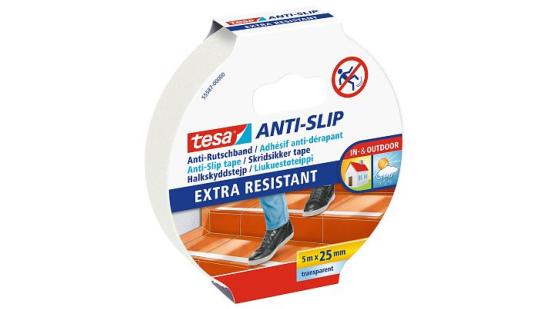 TESA RUBAN ADHESIF ANTIDERAPANT NOIR 25MMX5M