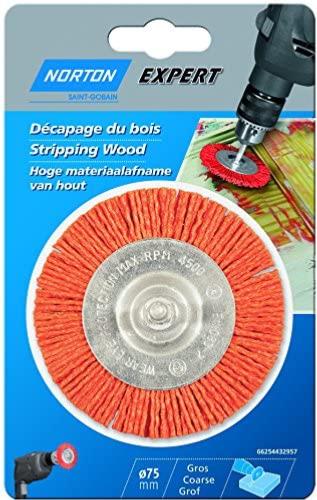 NORTON BROSSE CIRCULAIRE EN NYLON POUR PERCEUSE 100MM