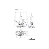 METABO DEFONCEUSE OFE 738 - 710W