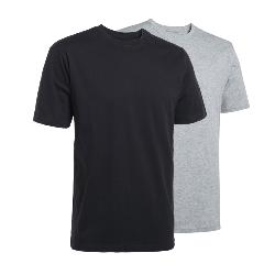 NORTH WAYS LOT 2 T-SHIRT RACING NOIR + GRIS CHINE