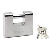 MASTER LOCK CADENAS ACIER CEMENTÉ ARTICULÉ ANSE PROTÉGÉE LARGEUR 90MM