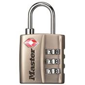 MASTER LOCK CADENAS A COMBINAISON POUR BAGAGES ANSE FLEXIBLE 30MMM CERTIFI TSA