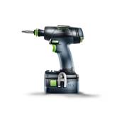 FESTOOL PERCEUSE VISSEUSE SANS FIL T18 18V - 4AH + 2 BATTERIES EN COFFRET