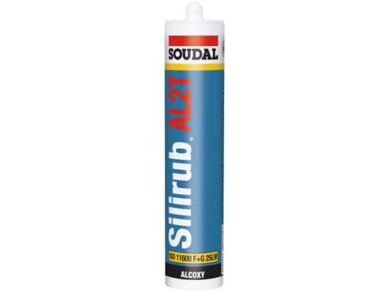 SOUDAL MASTIC SILICONE SILIRUB AL2T - 300ML