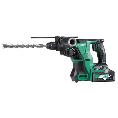 HIKOKI PERFORATEUR BURINEUR SANS FIL SDS MAX 40 MM MULTIVOLT 18-36V + 2 BATT.+ 1 CHARGEUR-EN COFFRET