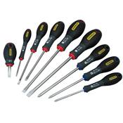 STANLEY FATMAX TOURNEVIS ÉLECTRICIEN + MÉCANICIEN + POZI - MALLETTE 9 PIECES