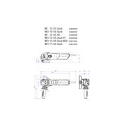 METABO MEULEUSE D'ANGLE WE15125 QUICK- 1550W