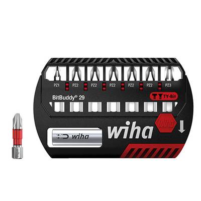 WIHA COFFRET EMBOUTS MAXTOR PZ 29MM - 7 PIECES + 1 PORTE EMBOUT