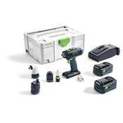 FESTOOL PERCEUSE VISSEUSE SANS FIL T18 18V - 4AH + 2 BATTERIES EN COFFRET