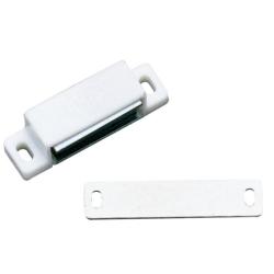 AMIG LOQUETEAU MAGNETIQUE PLASTIQUE BLANC 56 X 15 MM