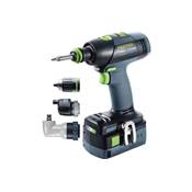 FESTOOL PERCEUSE VISSEUSE SANS FIL T18 18V - 4AH + 2 BATTERIES EN COFFRET