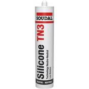 SOUDAL MASTIC SILICONE TN3 BLANC 300ML