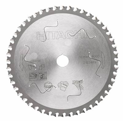 HIKOKI LAME DE SCIE CIRCULAIRE METAL INOX TCG 185X20 48 DENTS ALT.