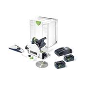 FESTOOL SCIE PLONGEANTE SANS FIL TSC 55 REBI PLUS SCA +2BATT. +1 CHARG. - COFFRET